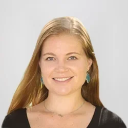 A headshot photo of Amy, the office manager